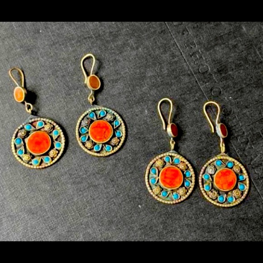 Lapis/ Gemstone earrings